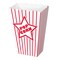 Party Central Club Pack of 96 Red and White Striped Popcorn Movie Night Party Treat Boxes 5.25"